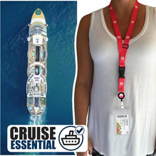 Load image into Gallery viewer, Adjustable Lanyard with Retractable Badge (Blue & Pink, 2-Pack)