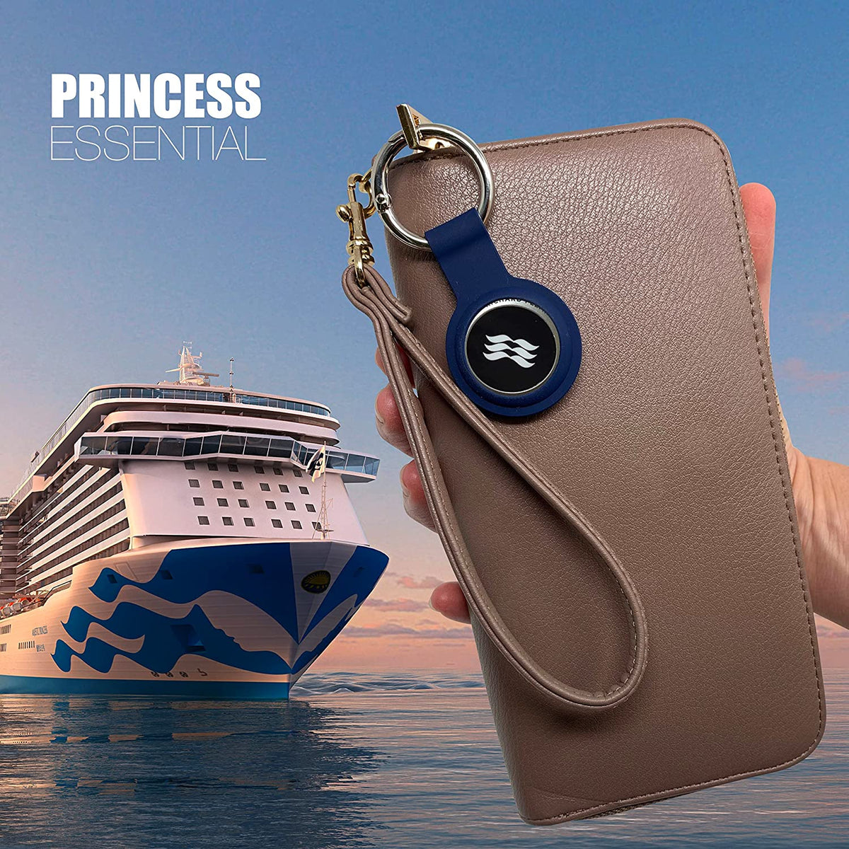 Princess Cruises Ocean Medallion Holder Keychain Silicone (All Ships
