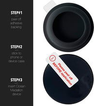 Load image into Gallery viewer, Princess Cruise Medallion Phone Accessories Holder, Black (iPhone, Android, & All Devices)