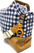 Load image into Gallery viewer, Princess Cruises Ocean Medallion Holder - Burnt Orange Leather Keychain (All Ships 2024 & 2025)