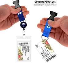 Load image into Gallery viewer, Cruise Lanyard Essentials for Waterproof Ship Cards ID Holder, Blue Ship & Royal (2 Pack)