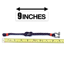 Load image into Gallery viewer, adjustable anchor bracelet shackle blue