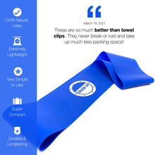 Load image into Gallery viewer, better towel clip blue red