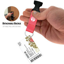 Load image into Gallery viewer, cruise lanyard detachable clasp wrwb pink and blue