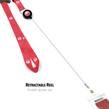 Load image into Gallery viewer, cruise lanyard retractable reel wrwb pink and blue