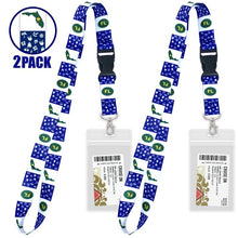 Load image into Gallery viewer, cruise lanyards with id holder nrwb state fl