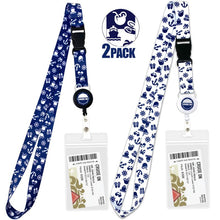 Load image into Gallery viewer, cruise lanyards with id holder wrwb blue and white