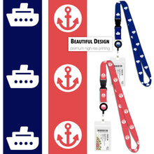 Load image into Gallery viewer, cruise laynards blue pink