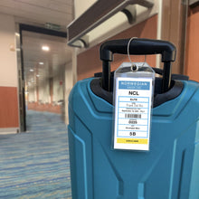 Load image into Gallery viewer, cruise ship luggage tags norwegian