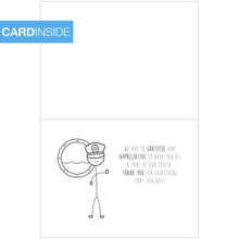 Load image into Gallery viewer, cruise staff thank you cards