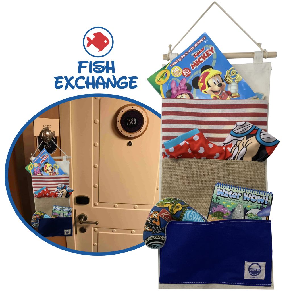 Fish Extender Disney Cruise Fitted [3 Pocket] for Fish Exchange