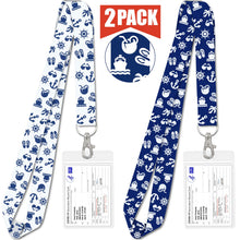 Load image into Gallery viewer, immunization card holder blue and white