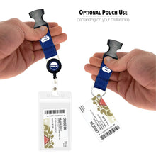 Load image into Gallery viewer, lanyard cruise and carnival luggage tags blue navy