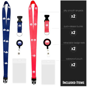 lanyard cruise included pieces wrwb pink and blue