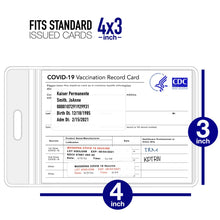Load image into Gallery viewer, lanyard vaccine id holder blue and white