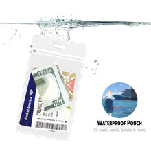 Load image into Gallery viewer, lanyard with waterproof id holder wrwb blue anchor
