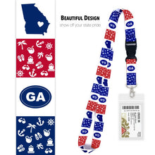 Load image into Gallery viewer, lanyards for cruise ship cards nrwb state ga
