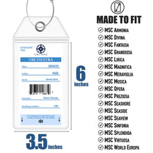 Load image into Gallery viewer, msc cruise luggage tag holders