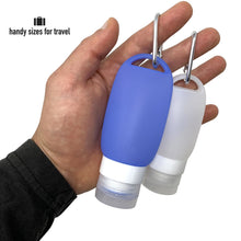 Load image into Gallery viewer, refillible tsa approved bottles silicone 4 set
