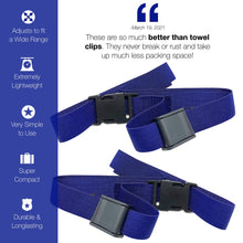 Load image into Gallery viewer, towel clips beach chairs adjustable
