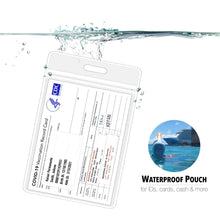 Load image into Gallery viewer, vaccine lanyards blue with white