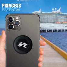 Load image into Gallery viewer, Princess Cruises Medallion Phone Accessories Holder Black, 2-Pack (iPhone, Android, &amp; All Devices)