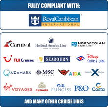 Load image into Gallery viewer, Royal Caribbean Approved Power Strip Non Surge [2 USB, 2 USB-C, 3.8 ft Cord ]