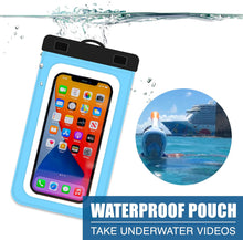 Load image into Gallery viewer, Cruise Lanyards XL Waterproof Cell Phone Pouch Dry Case w/Touch Screen