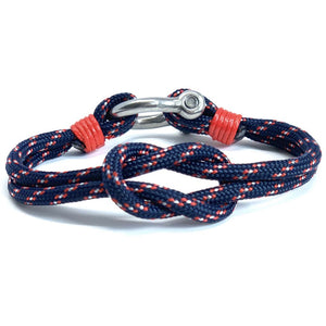 anchor bracelet sterling shackle blue