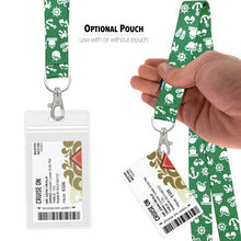 Load image into Gallery viewer, carnival cruise lanyard nrnb green