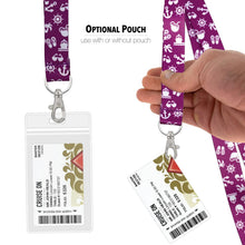 Load image into Gallery viewer, carnival cruise lanyard nrnb purple