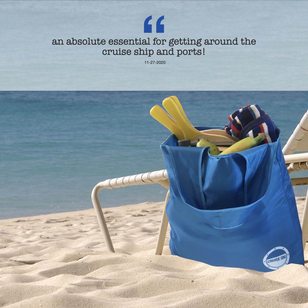 best collapsible port tote bag travel cruise Beach Tote