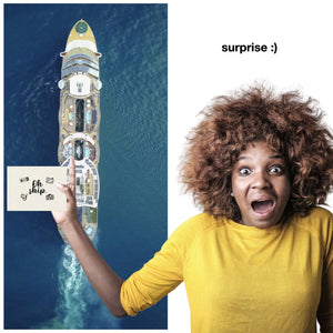 cruise gift surprise card 2 pack