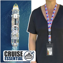 Load image into Gallery viewer, cruise lanyard on woman nrwb country us