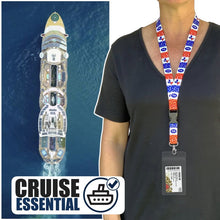 Load image into Gallery viewer, cruise lanyard on woman nrwb state tx