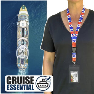 cruise lanyard on woman nrwb state tx