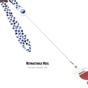 cruise lanyard retractable reel wrwb white with blue