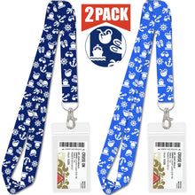 Load image into Gallery viewer, cruise lanyards blue and royal