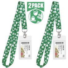 Load image into Gallery viewer, cruise lanyards with id holder nrnb green