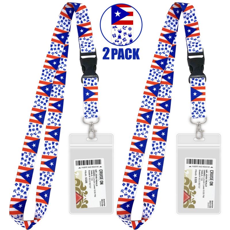 cruise lanyards with id holder nrwb country pr