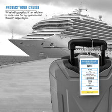 Load image into Gallery viewer, cruise luggage tags norwegian 2022