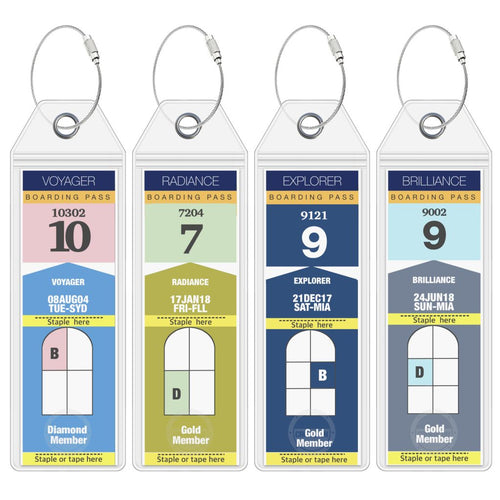 Cruise Luggage Tags for Carnival, Royal Caribbean, NCL, Disney & More –  Cruise On