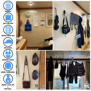 Strong Magnetic Hooks - Dry clothes in your cruise ship cabin and gain  extra space – CruiseHabit