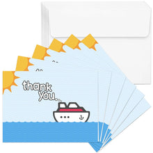 Load image into Gallery viewer, cruise thank you card