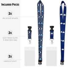 Load image into Gallery viewer, lanyard cruise included pieces nrwb mermaid grey
