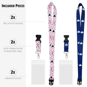 lanyard cruise included pieces nrwb mermaid pink