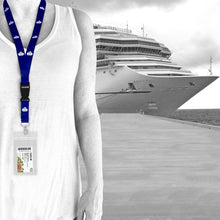Load image into Gallery viewer, lanyard cruise wrwb blue ship
