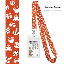 Load image into Gallery viewer, lanyards for cruise ship cards nrnb orange
