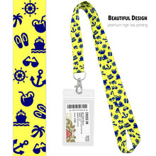 Load image into Gallery viewer, lanyards for cruise ship cards nrnb yellow