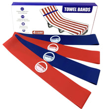 Load image into Gallery viewer, towel band blue red